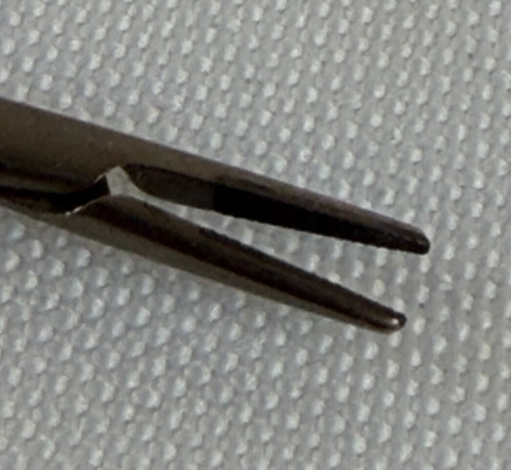 PILLING WECK 359345 Titanium Micro TC Needle Holder 1.1mm Jaw wLock 6" Neuro CVT — photo 5