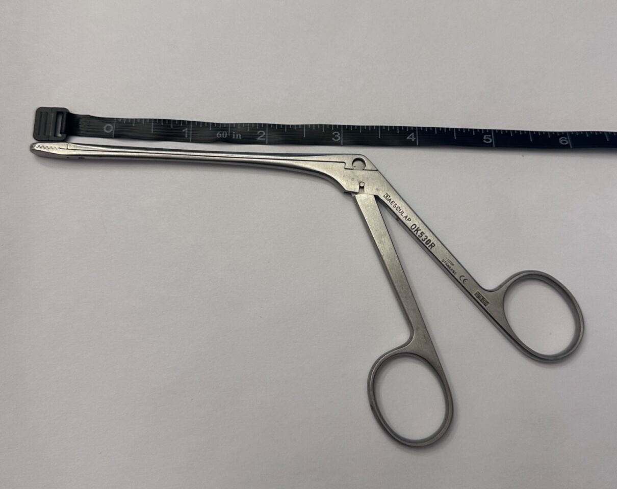 AESCULAP OK530R Straight Serrated Watson Williams Ethmoidal Forceps Rongeur — photo 8