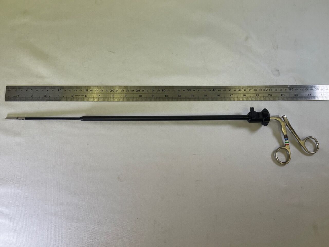 ELMED EL6251645-10 Insulated Hunter DeBakey Grasper 10 5mm Shaft 45cm Laparoscopy — photo 9