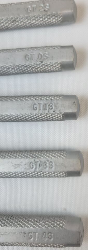 DOW CORNING WRIGHT  Set of 5 Swanson Finger & Toe Joint Rasps Orthopedic Sizers w/ Broach — photo 2