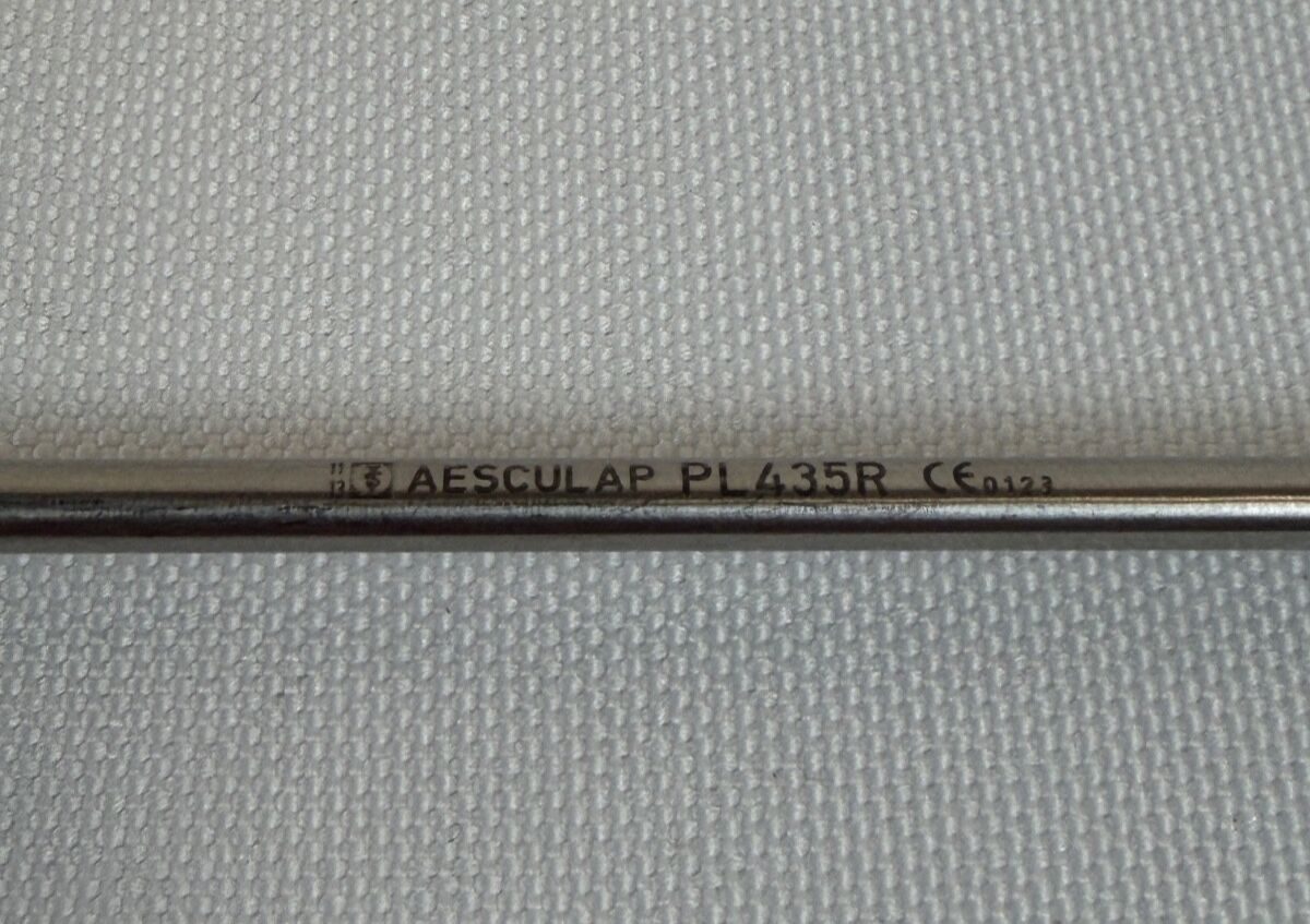 AESCULAP PL435R 3.5mm x 31cm Laparoscopic Knot Pusher Open End — photo 2