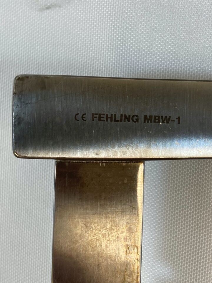FEHLING MBW-1 Sternum / Rib Retractor Set w/ Aesculap Case Cardio — photo 3