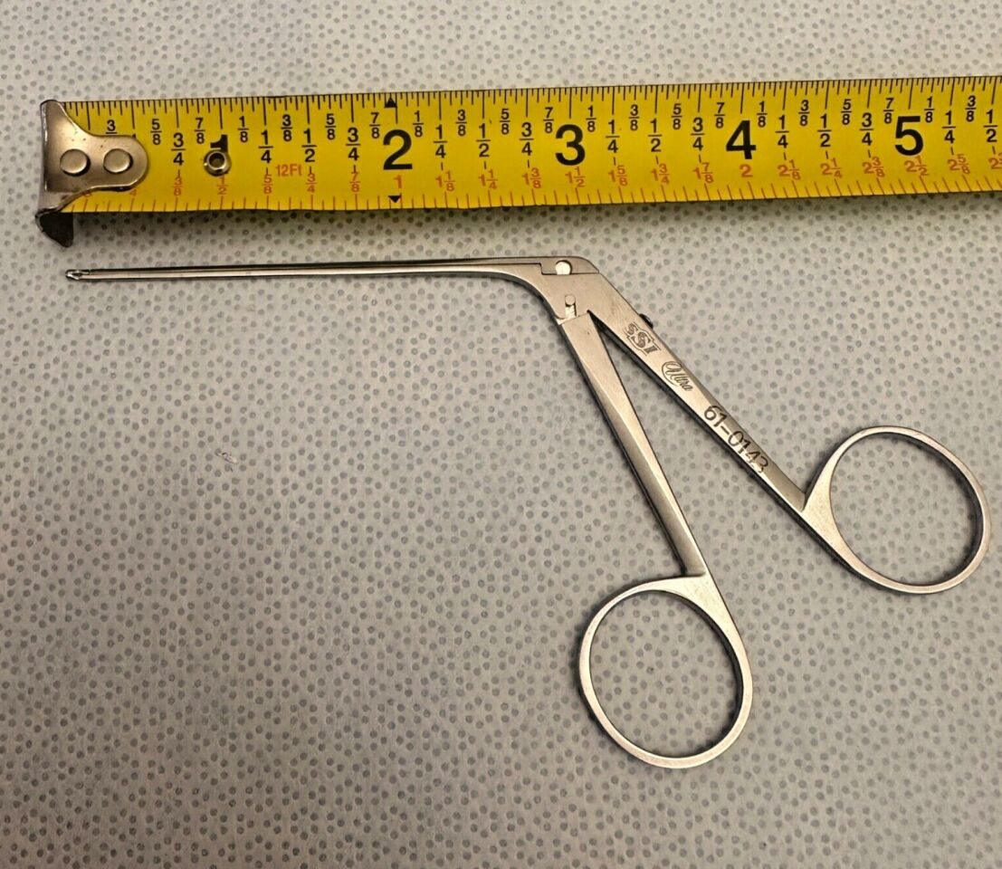 SSI ULTRA 61-0143 House Forceps Angled Left 15deg 0.9mm ENT — photo 7
