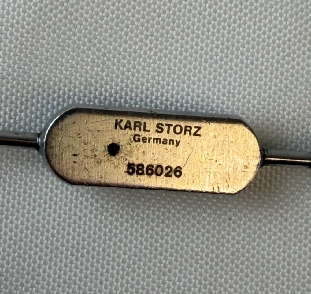 KARL STORZ 586026 Eiken Long Curved Antrum Cannula Luer Lock 2.5mm x 12.5cm ENT — photo 2
