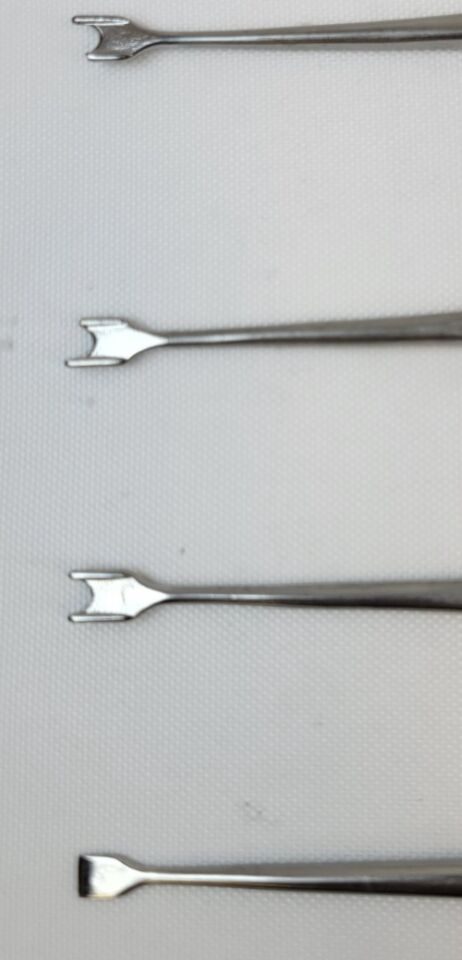 RICHARDS 11-1521 11-1525 11-1523 11-1627 Set of 4 Smillie Cartilage Knives — photo 3