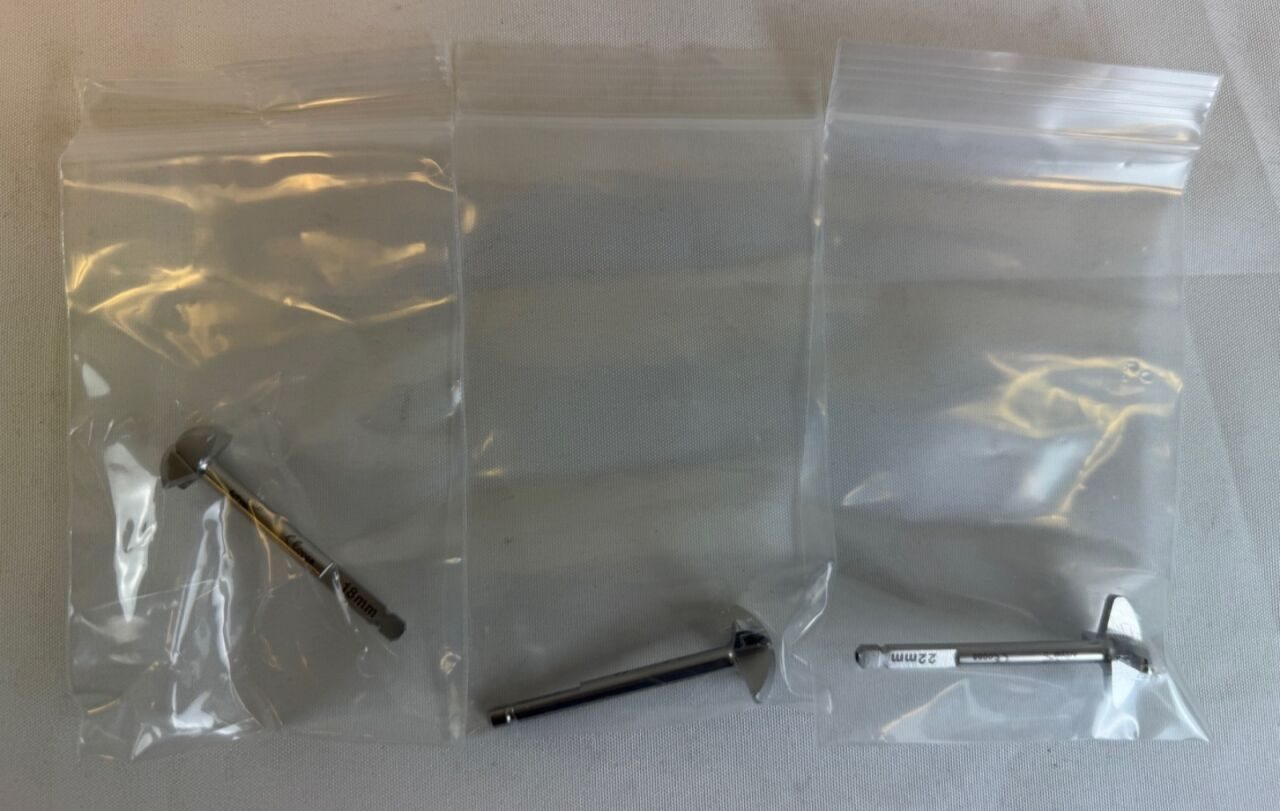 ARTHREX 18mm 20mm 22mm 6 Piece Metatarsal & Phalangeal Cannulated Reamers — photo 5