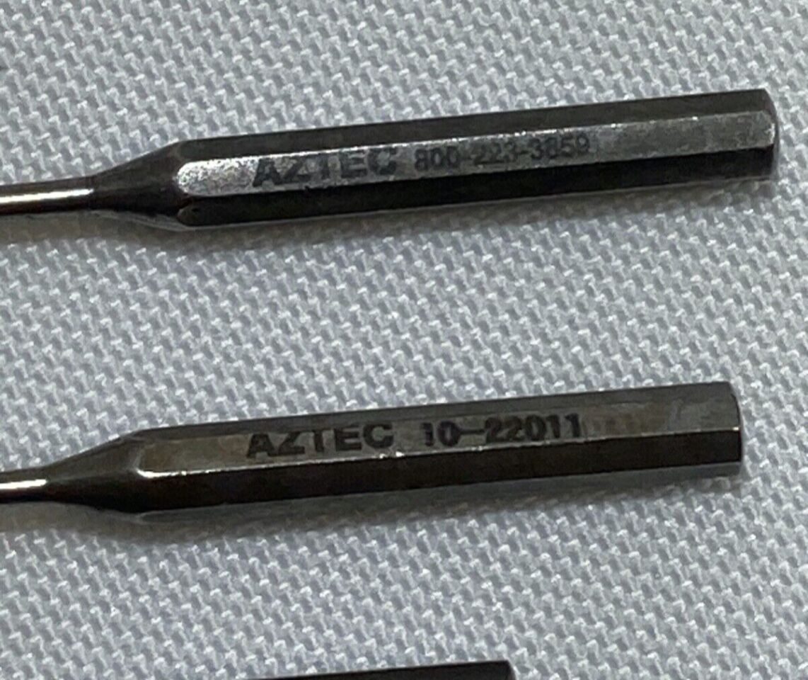 AZTEC SURGICAL  Set of 4 8" Malleable Bayonet Ball Probe Set ENT Neuro Orthopedic — photo 6