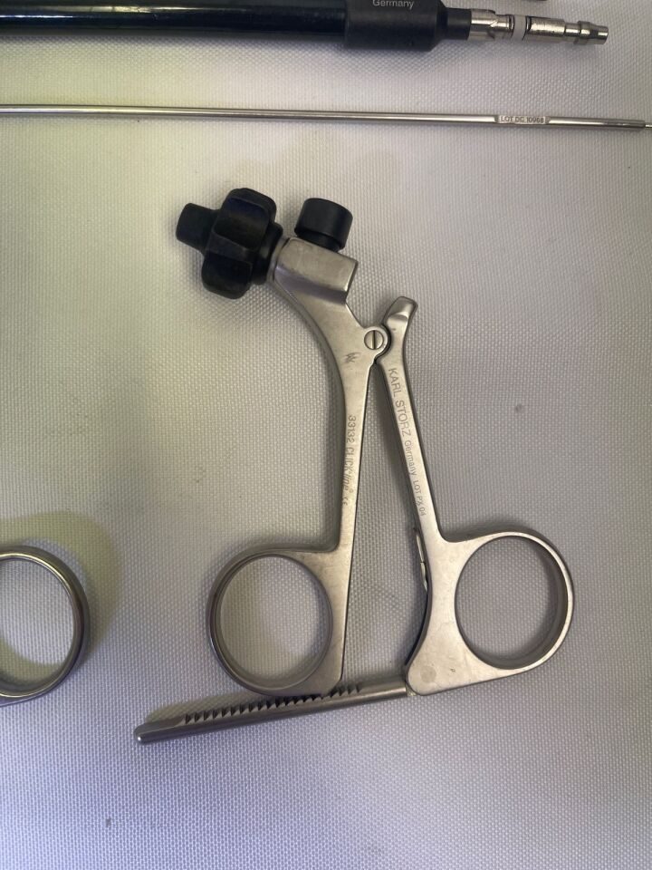 KARL STORZ 33510BLS 33500 33132 33122 Laparoscopic 10mm ClickLine Babcock Set — photo 4