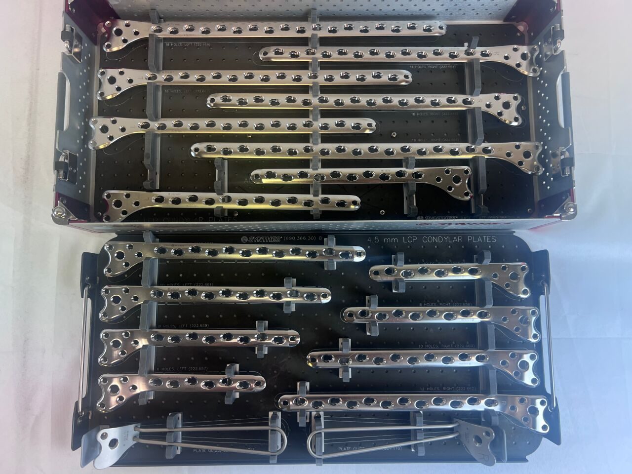 SYNTHES 4.5mm LCP Condylar Locking Straight Plate Set — photo 2