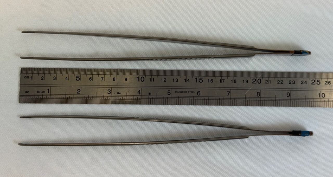 SONTEC 2200-092 DeBakey Needle Pulling Forceps T/C Serrated 2mm x 9.5" — photo 8