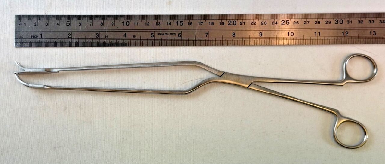 AVALIGN VM107-5209 Lockwood Abdominal Demarcator Flap Forceps 13" — photo 6