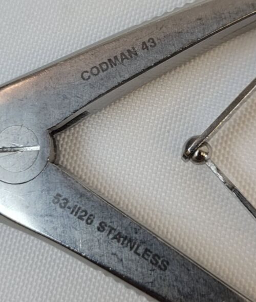 CODMAN 53-1126 Leksell Laminectomy Double Action Rongeur Curved 8mm — photo 2