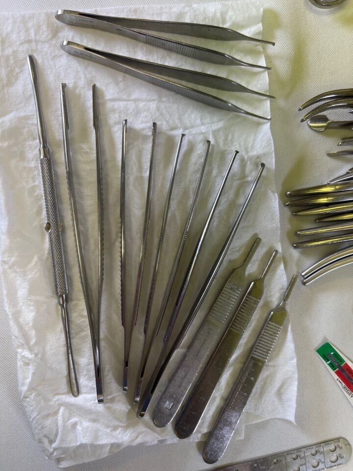 VARIOUS  66 Piece Konig Weck Jarit Patella Instrument Set w Sterilization Case — photo 7