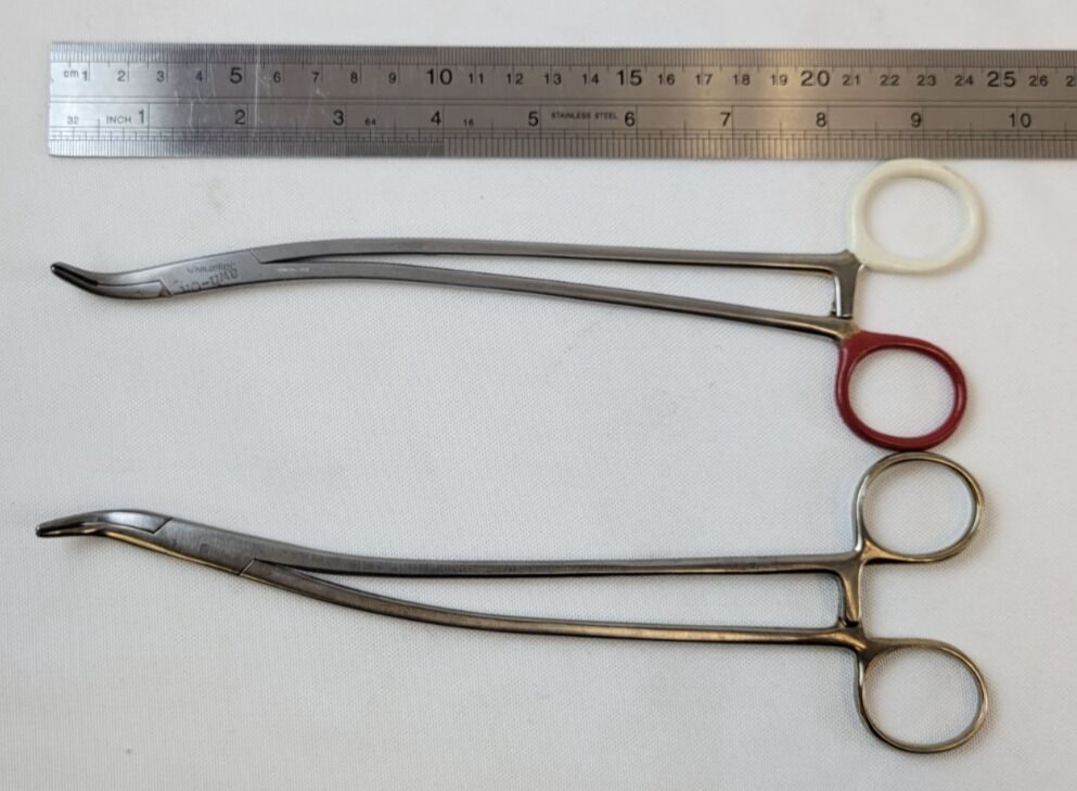 V. MUELLER SU-16141 Set   Vital Stratte Needle Holder, Curved R + L, 9¼" — photo 17