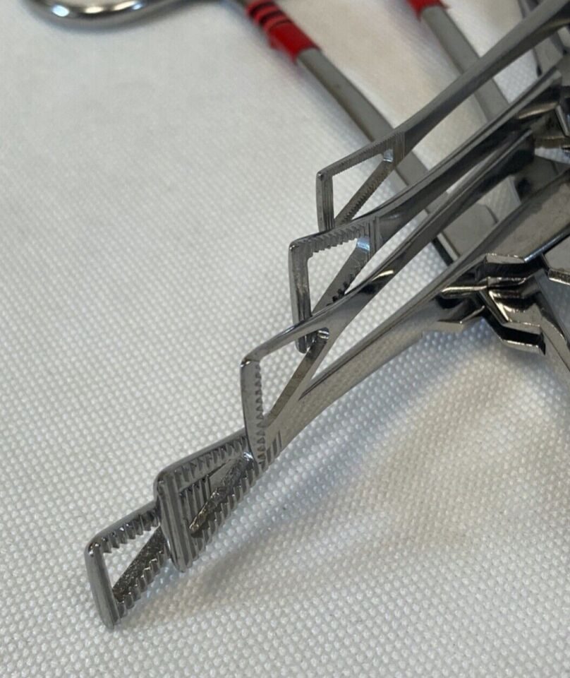 SKLAR 6.5" Straight Pennington Grasping Forceps - Set of 5 — photo 4