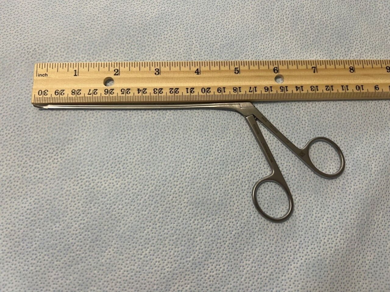 MICROFRANCE INTEGRA MCOS35 Selesnick Micro Scissor Forceps Curved Left 7mm ENT — photo 6