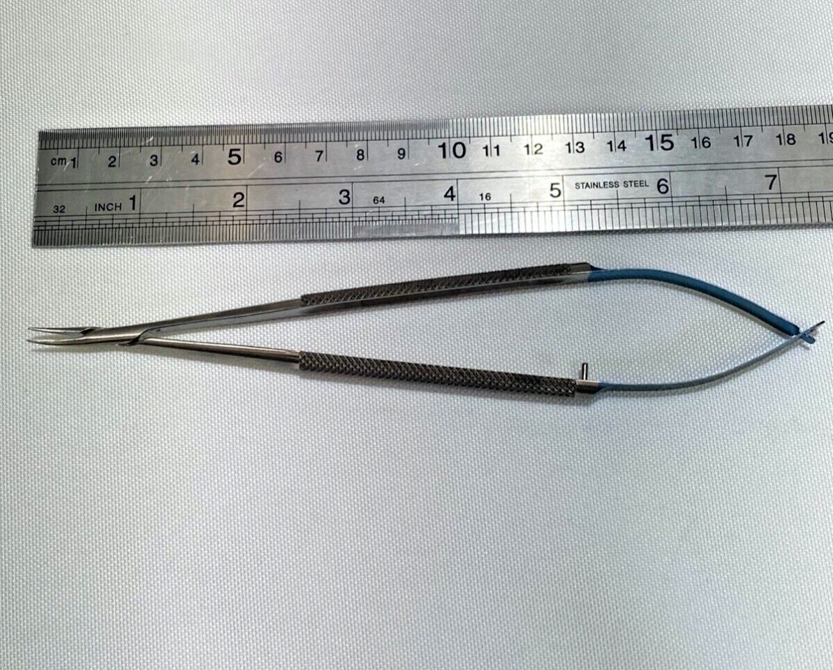 BIOVER MI8013 Titanium Micro Needle Holder 0.4mm Curved Tip 180mm — photo 8