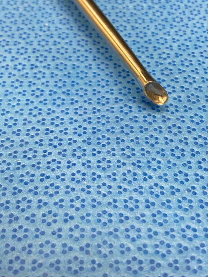 ACROMED Size 1 Push Curette Spinal Reverse Angle Spinal Curette — photo 4