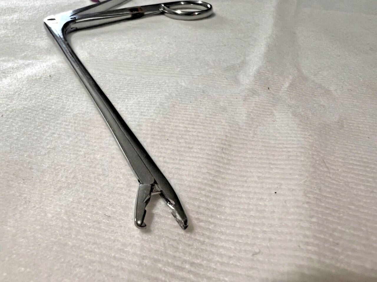 CODMAN 80-1654 Williams Discectomy Forceps 2mm Bite Single Tooth 5-1/2" Length — photo 4
