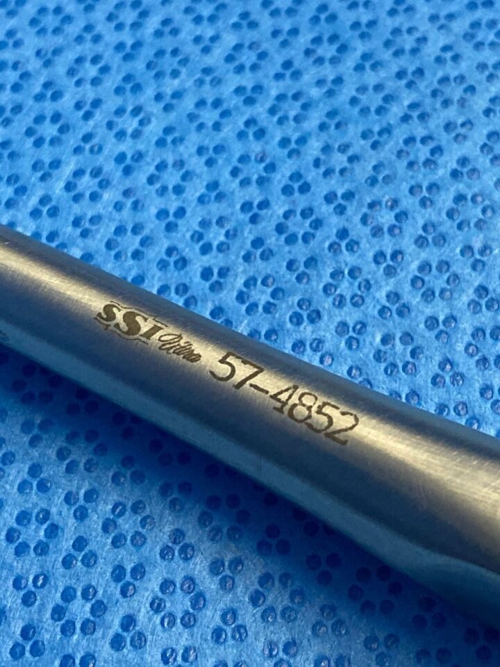 SSI ULTRA 57-4852 Lumber Intervertebral Curette Size 00 Straight 12" — photo 3