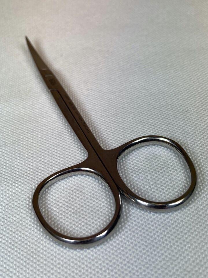 JARIT 360-105 Iris Scissors Delicate Sharp/Sharp Curved Blades L: 3 5/8" Mirror — photo 5