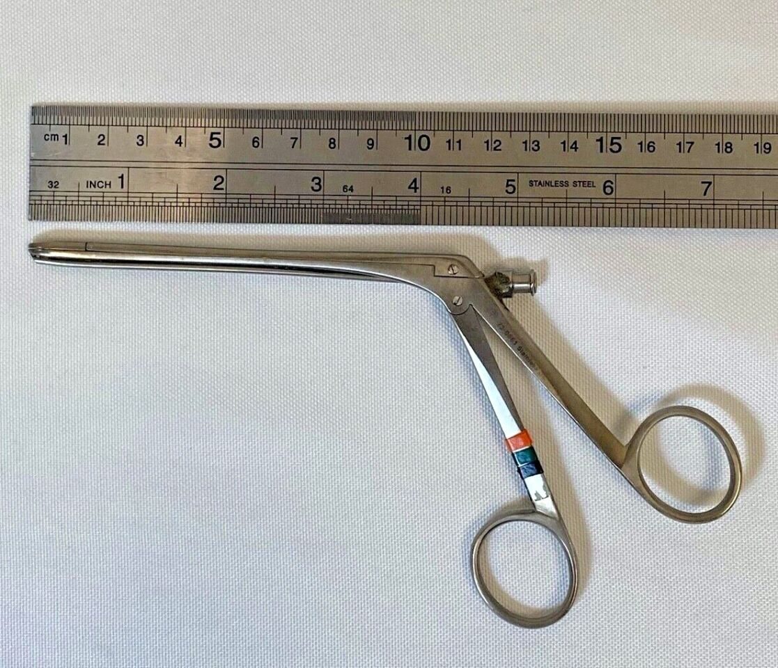 RICHARDS 23-0661 Straight Size 2 Nasal Forceps ENT Blakesley Suction Nasal Forceps — photo 8