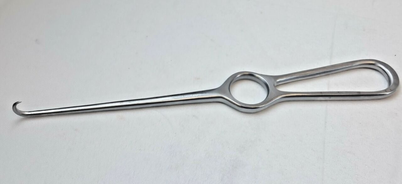 MILTEX 11-502 Volkman Hook Retractor Single Sharp Hook Ring Handle 8.5"