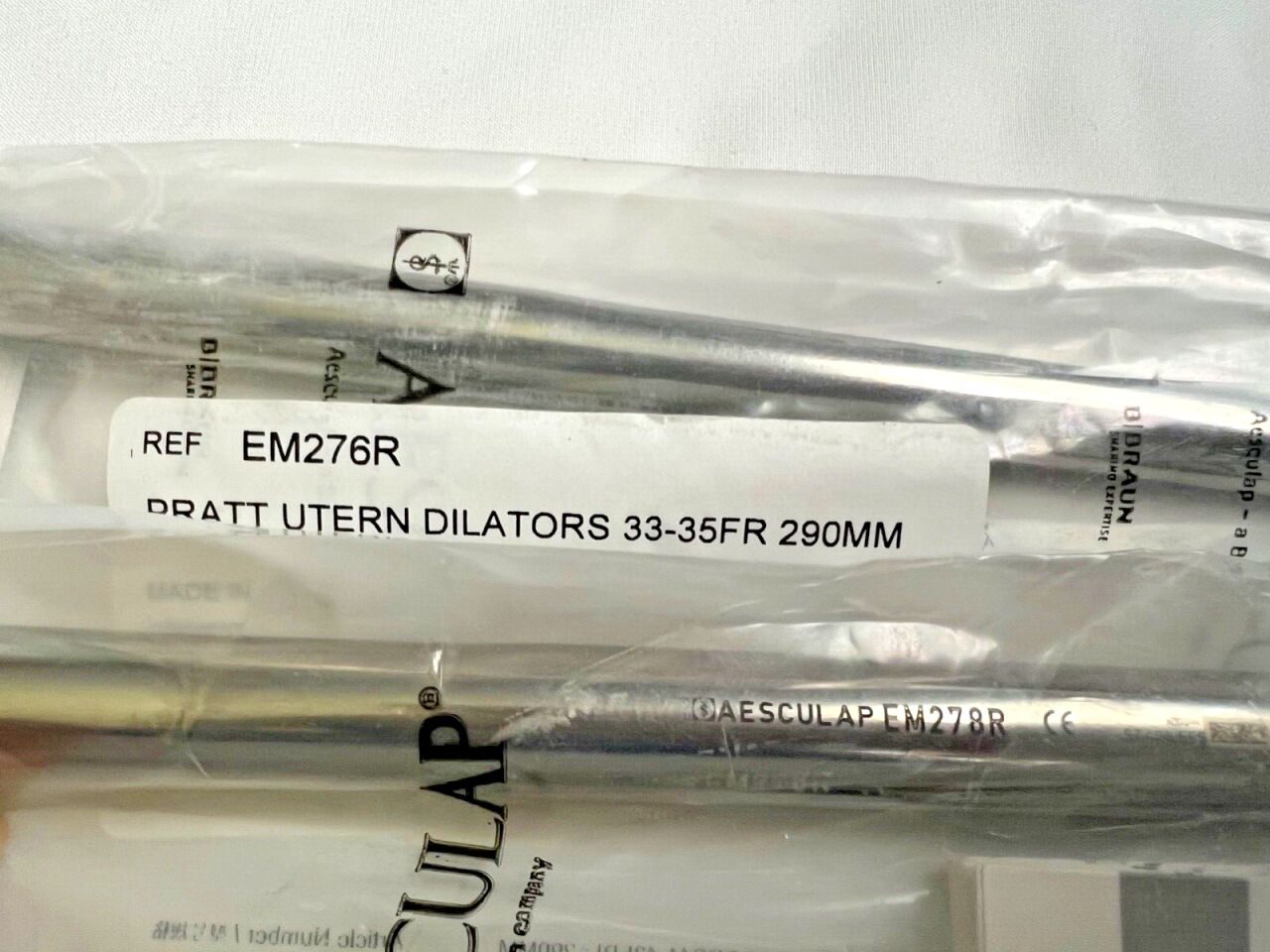 AESCULAP EM276/7/8R Pratt Double Ended 11" Uterine Dilators OBGYN — photo 2