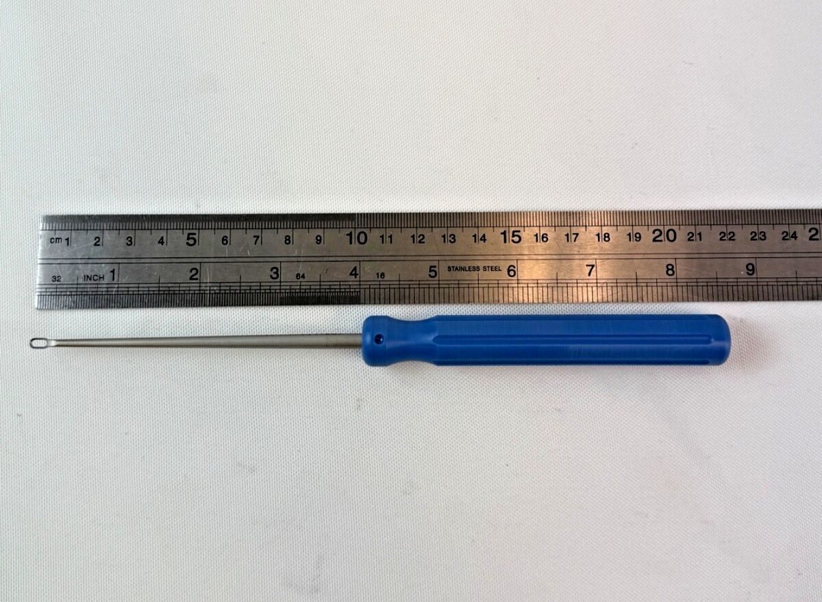 ARTHREX AR-8655-14 Straight Ring Curette Ankle Arthroscopy Both Sides Cut 9" — photo 7