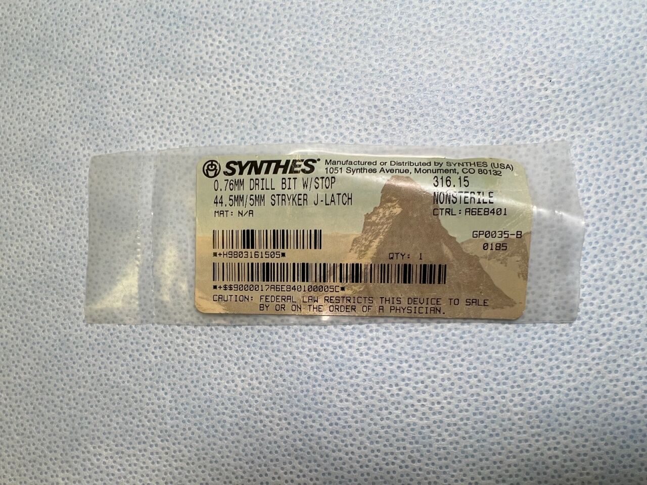 SYNTHES 316.15 Drill Bit — photo 2