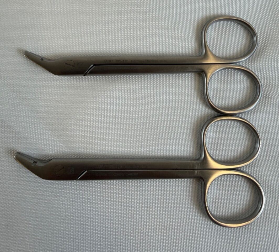 JARIT 125-170 Universal Wire Suture Cutting Scissors Angled 4.75" — photo 1