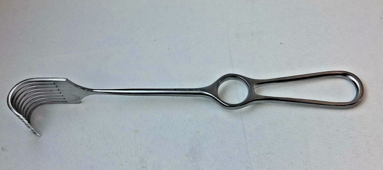 KMEDIC KM 52-338 Kocher Rake Retractor 8-Prong Sharp 9.5" — photo 4
