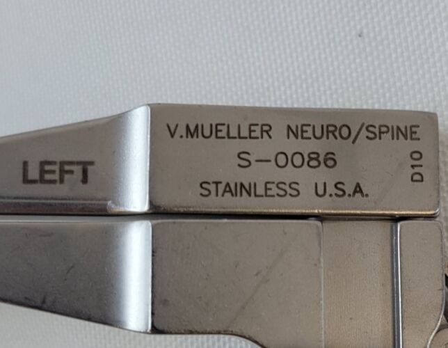 V. MUELLER S-0086 & S-0087 , Right & Left Shadow-Line Spinal Distractor Set — photo 9