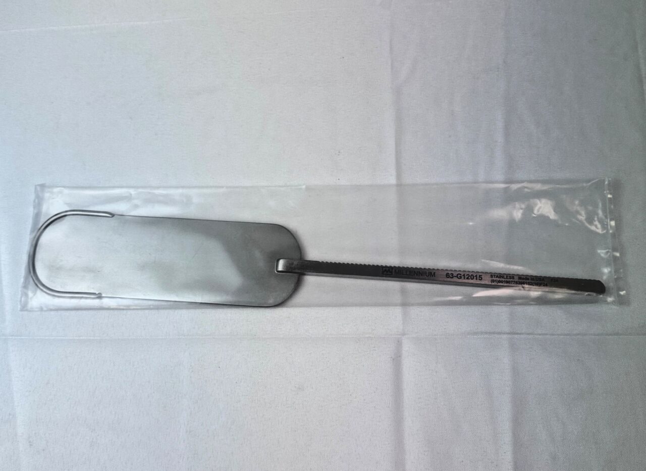 MILLENNIUM SURGICAL 63-G12015 Universal Ring Retractor Blade Malleable 2" X 6" — photo 1