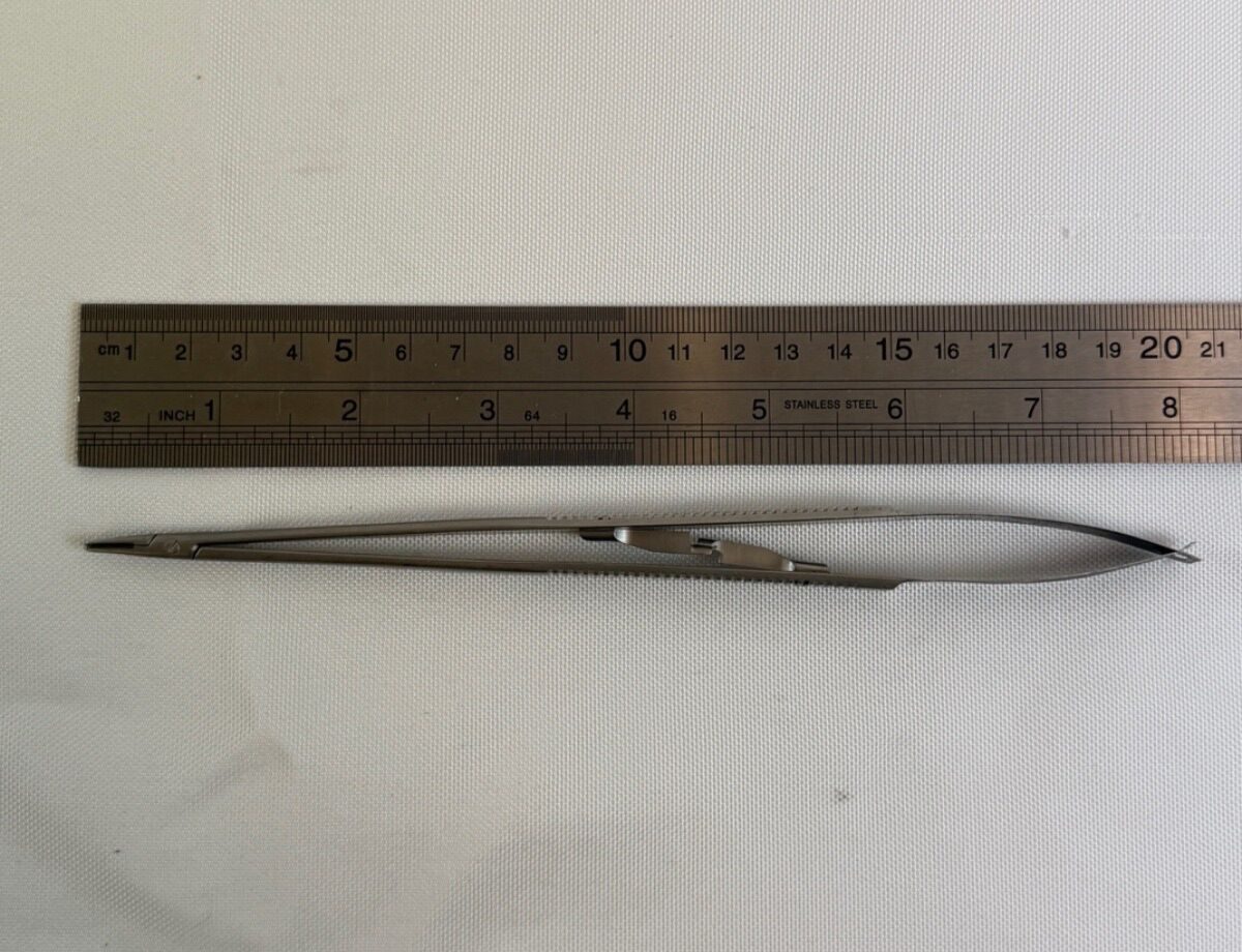 PILLING 35-4965 Castroviejo Needle Holder 13mm x 1.4mm TC Jaws 8" Cardiovascular — photo 6