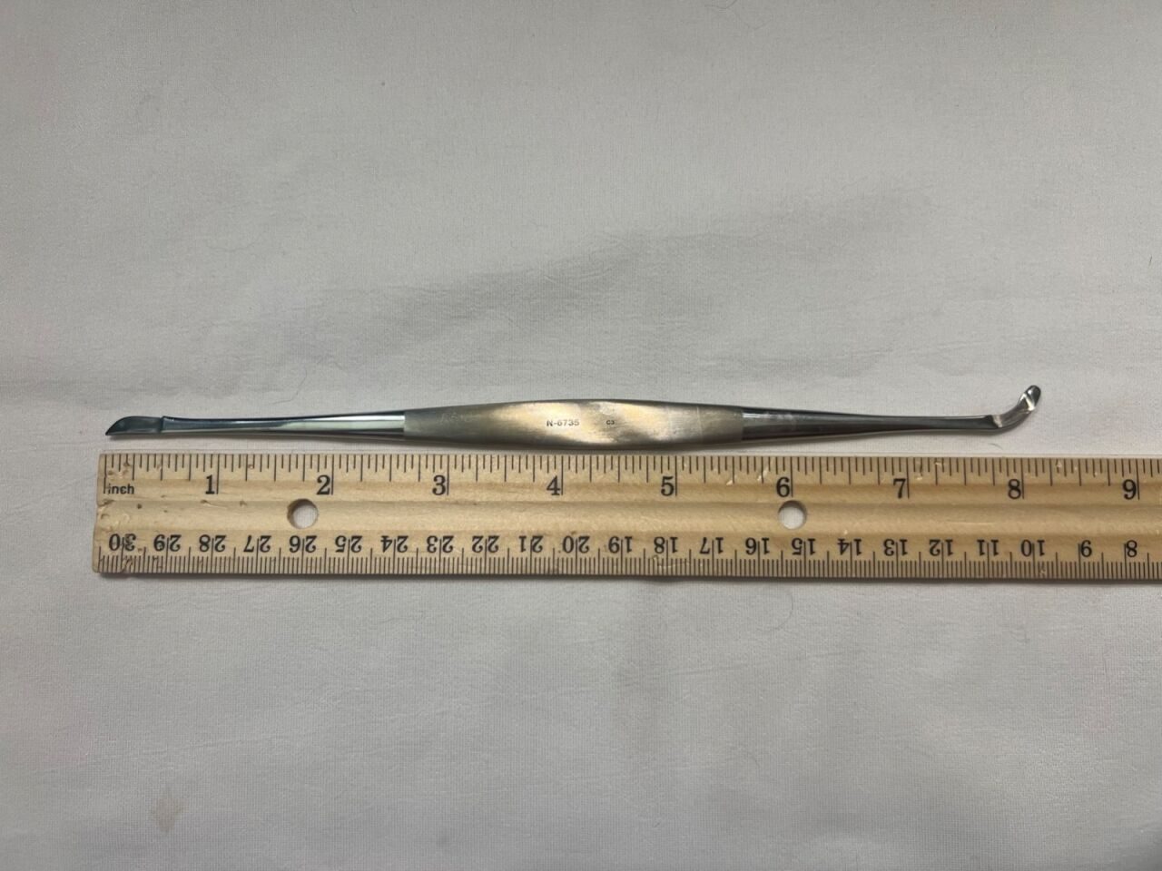 STORZ N-6735 Lothrop Tonsil Knife Dissector 10mm Curved / 12mm Bayonet Blades — photo 4