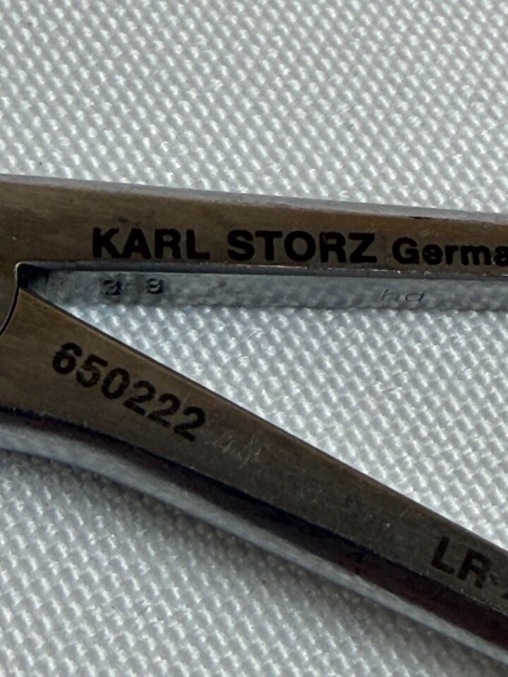 KARL STORZ 650222 Double Spoon Forceps Horizontal Opening 70° Upturned 13cm — photo 2