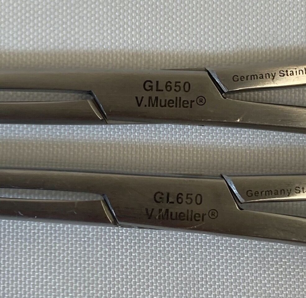 V. MUELLER GL650 Foerster Sponge Forceps Straight 9.75" — photo 3