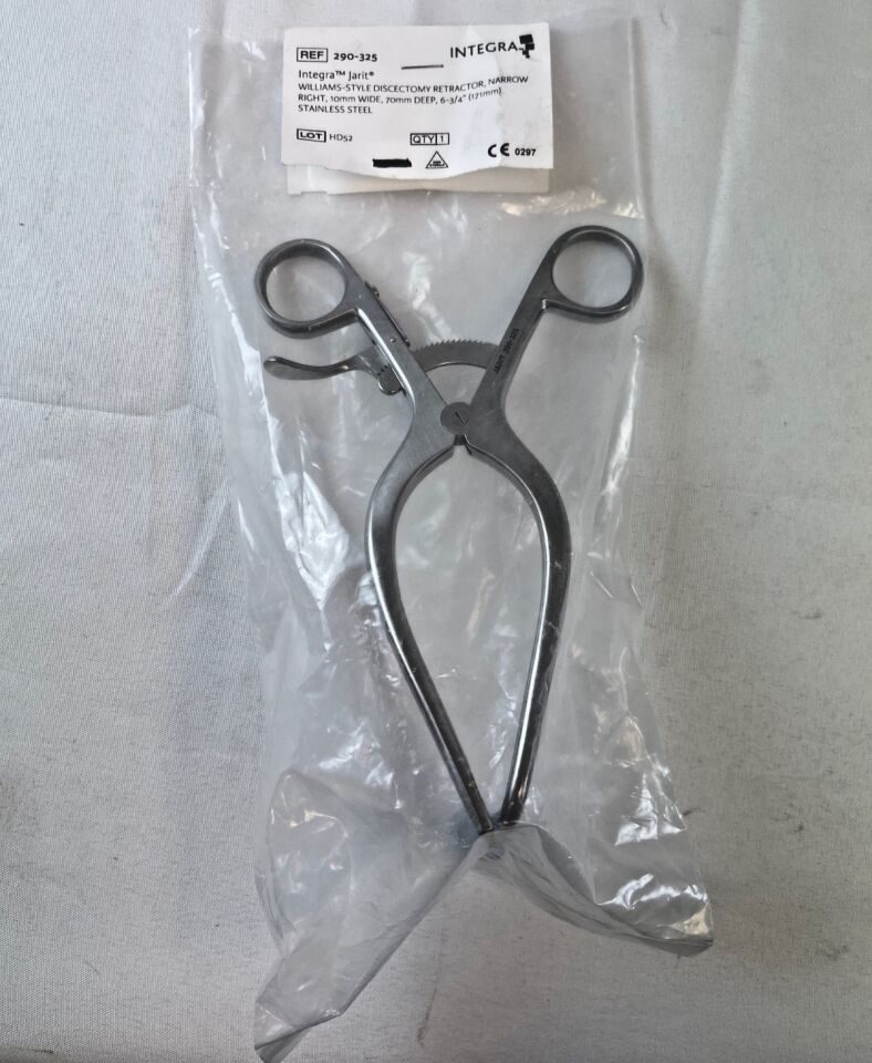 INTEGRA 290-325 Williams Discectomy Retractor Narrow Right 10mm x 70mm