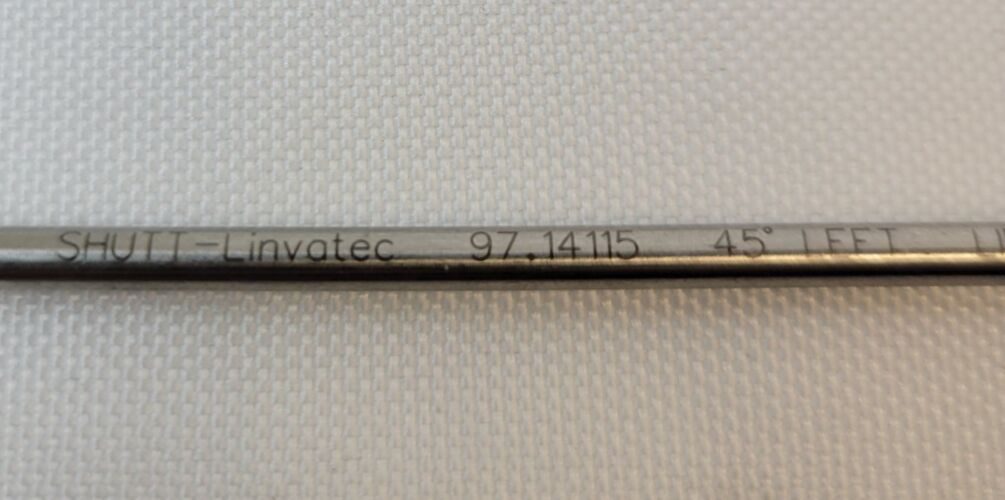 SHUTT-LINVATEC 97.14115 Suture Hook, 3.4mm x 130mm, 45-Degree Left Curve — photo 3