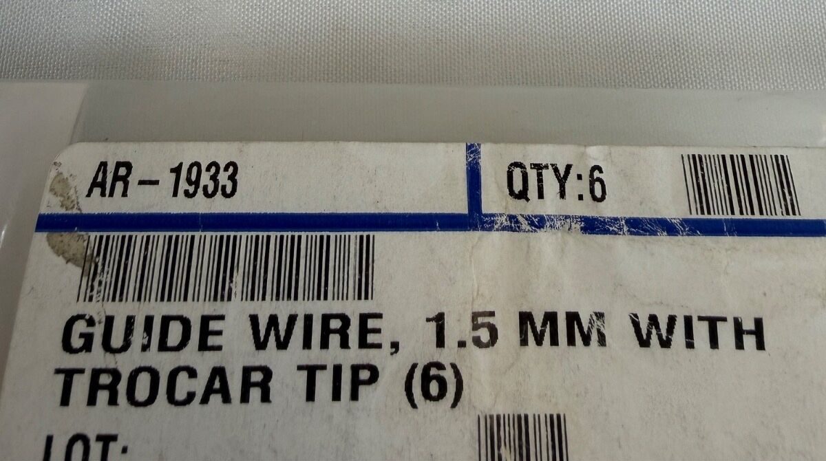 ARTHREX AR-1933 Tissue Tak II Guide Wire 1.5mm Trocar Tip Set of 6 — photo 2