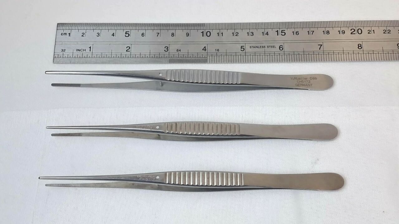V. MUELLER CH5172 Potts-Smith Dressing Forceps, Lot of 3 — photo 5