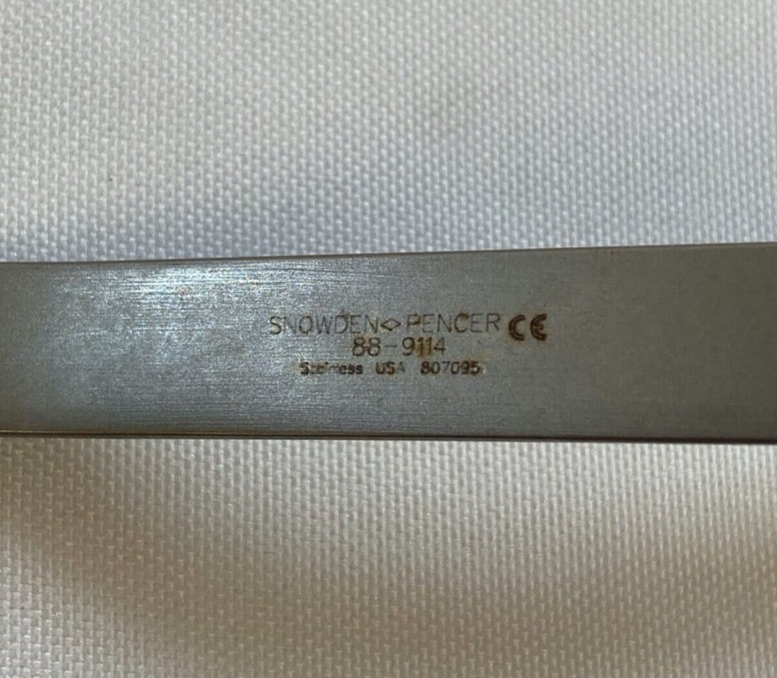 SNOWDEN-PENCER 88-9114 Hasson S Retractor Large Size 1/2" (12mm) Blade Width — photo 2