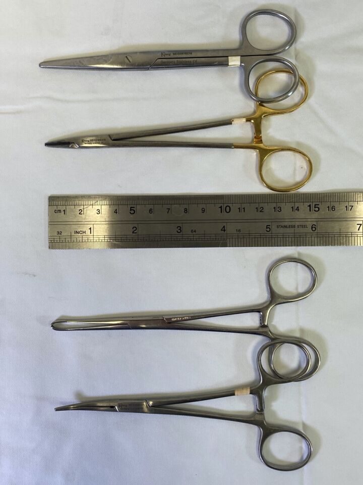 VARIOUS  16 Piece Konig Zimmer Closed Pinning Tray w Sterilization Case — photo 8