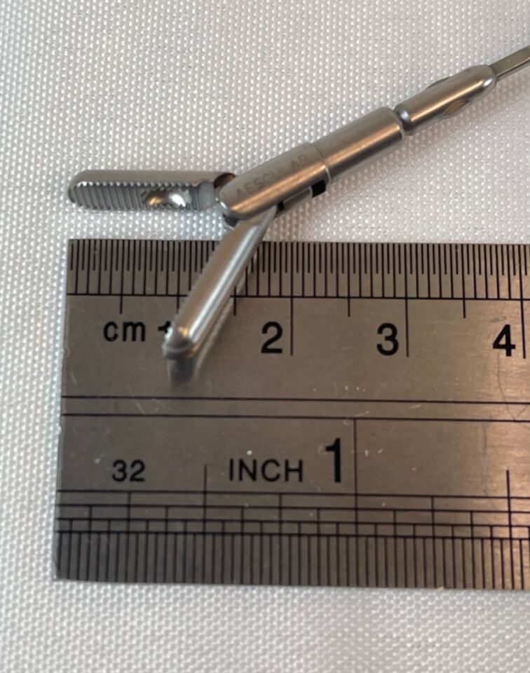 AESCULAP PO735R Laparoscopic Bullet Nose Grasper Insert 5mm x 36cm — photo 6
