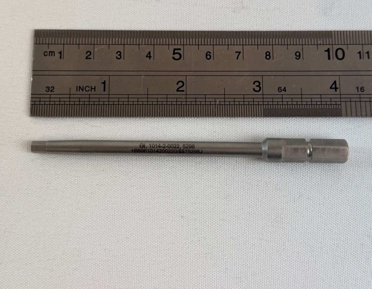 OPTIMOTION 1014-2-0022 Blue Total Knee 3.5mm Hex Driver Shaft Orthopedics Trauma — photo 7