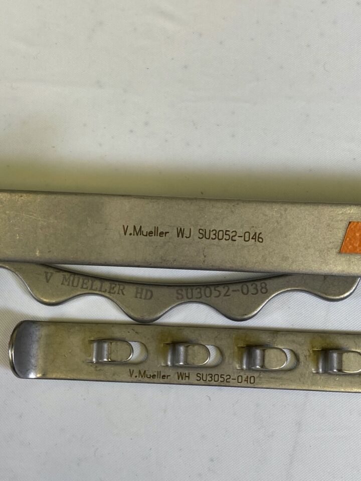 V. MUELLER SU3052-038 w/ Tray 7 Pc Denis Browne Abdominal Retractor Set — photo 10