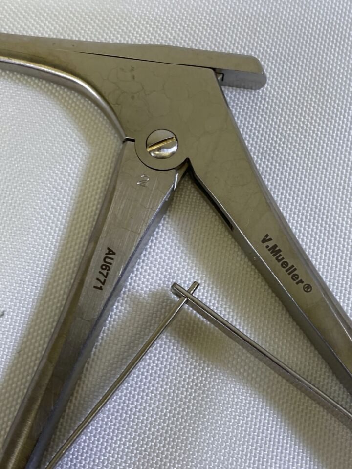 V. MUELLER  Set of 4 Storz ENT Kerrison Rongeurs Bone Punch Sz 0 1 2 3 x 90deg — photo 4