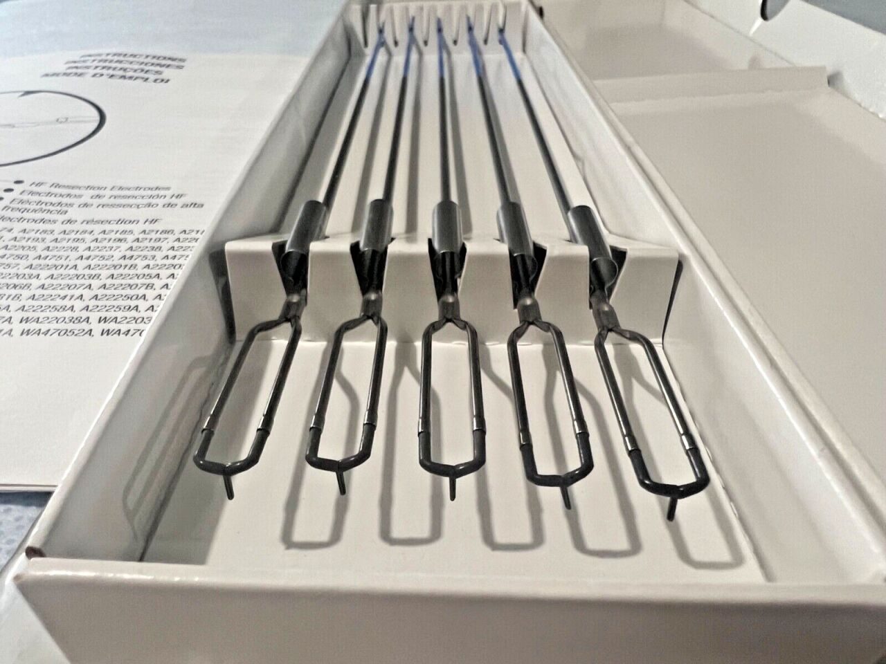 OLYMPUS A22253A 12deg X 90deg Needle Set Of 5 Endoscopic High Frequency Electrodes — photo 4