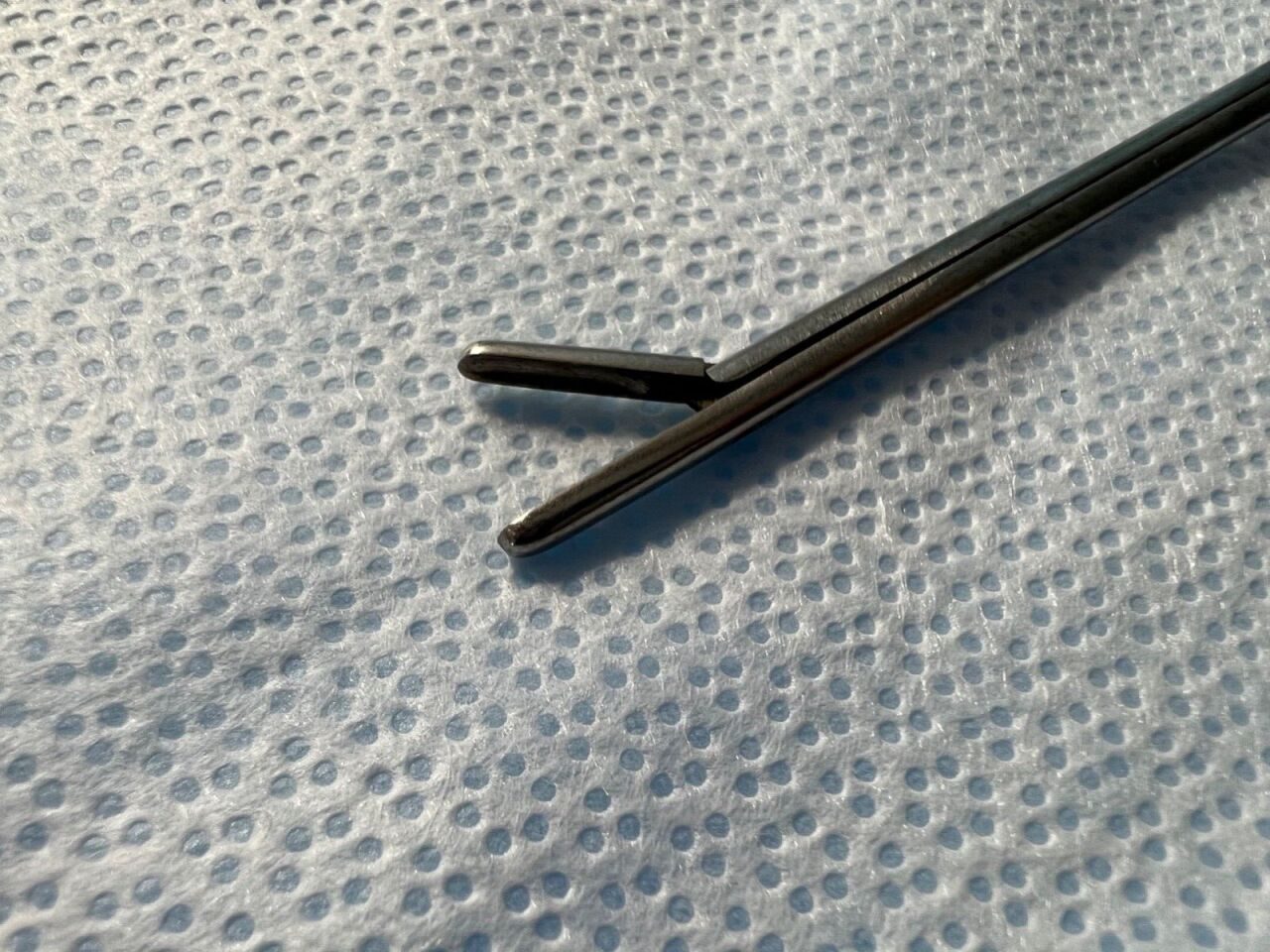 PILLING 50-5245 Laryngeal Straight Forceps 2mm X 10mm X 40cm — photo 2